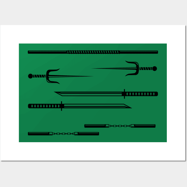 Choose Your Weapon Wall Art by Thomas C Park